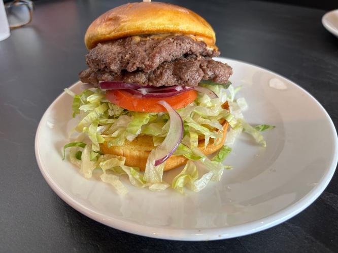 Double smash burger