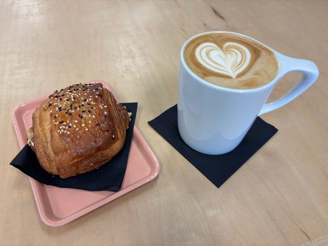 Croissant and coffee