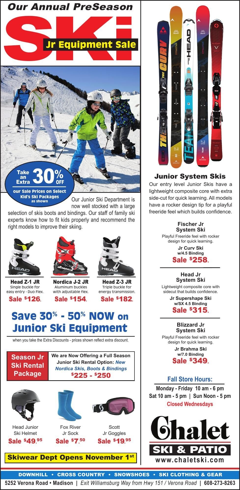 CHALET SKI & PATIO - Ad from 2025-10-22
