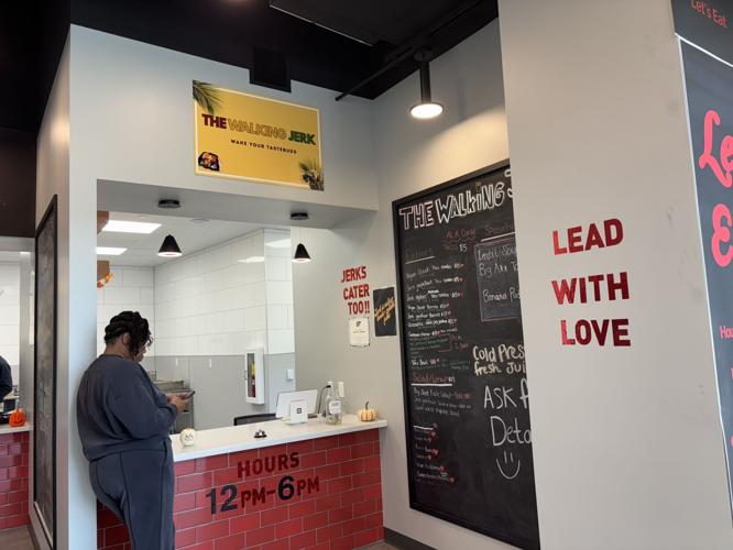 The Walking Taco counter