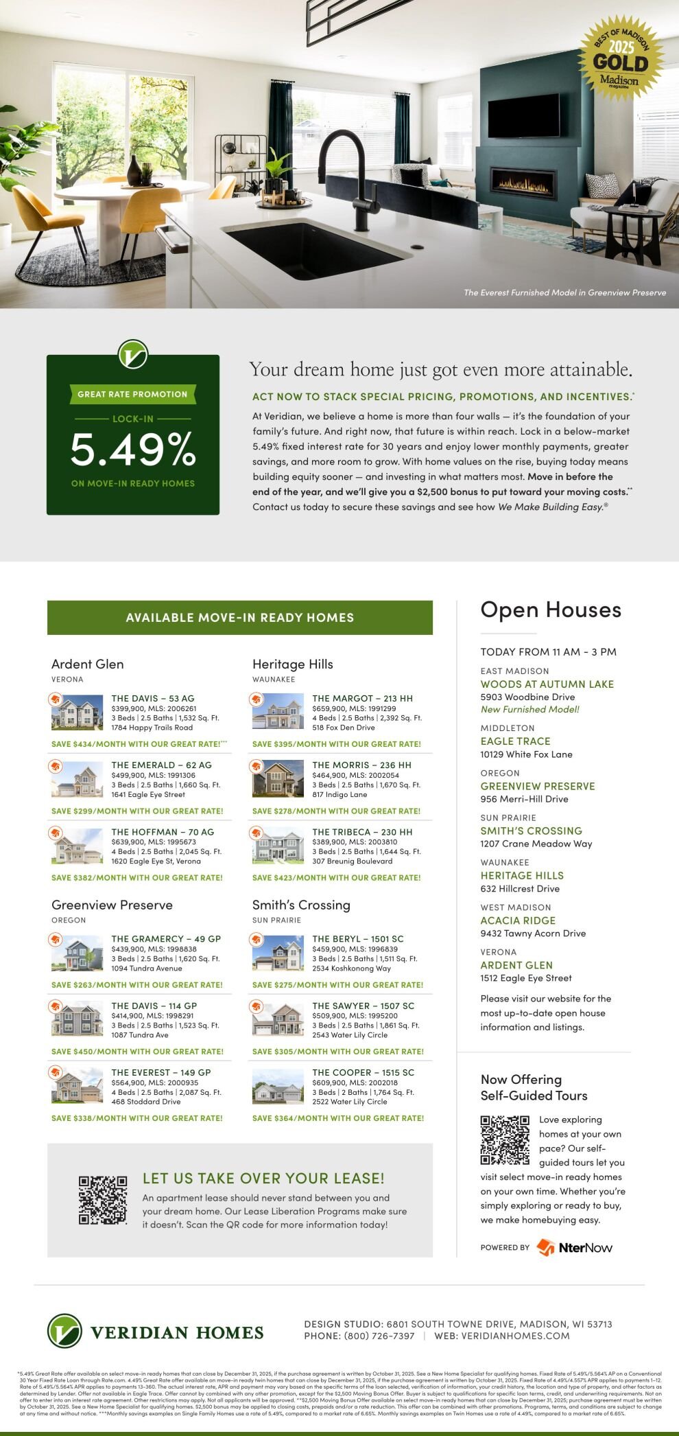 VERIDIAN HOMES INC - Ad from 2025-10-24