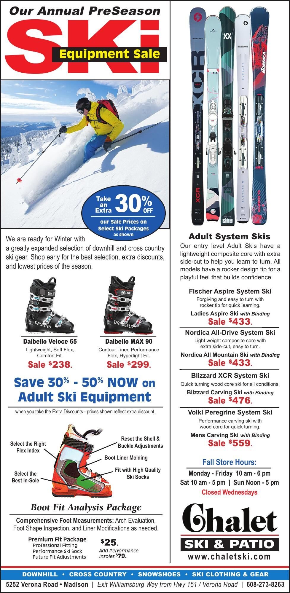 CHALET SKI & PATIO - Ad from 2025-10-24