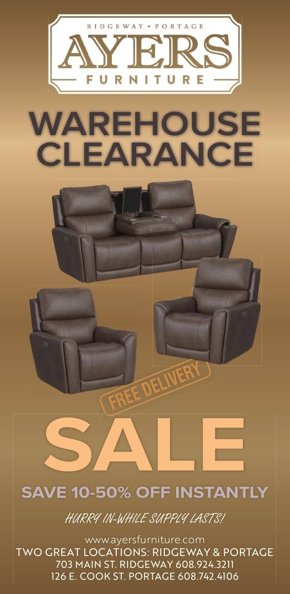 AYERS FURNITURE CO. INC. - Ad from 2025-10-26